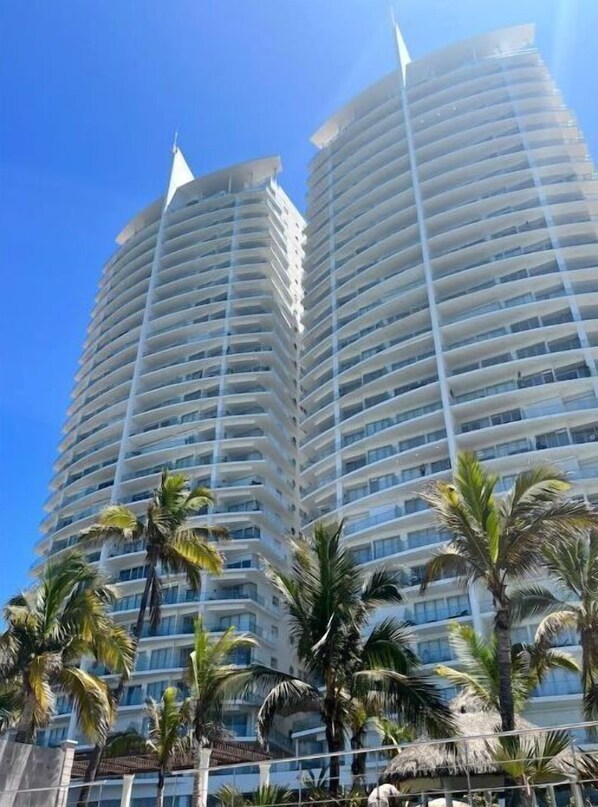 View of  Camino al Mar towers.
