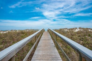 White sand and breathtaking ocean views are just steps away!