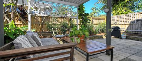 Outdoor BBQ & Sitting area