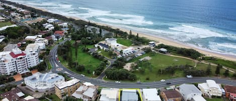 Yes you are this close to a patrolled beach and Kawana Surf Club