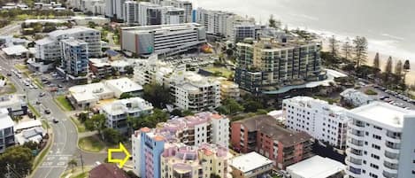 Stunning north facing 2 bedroom apartment only metres from Mooloolaba Beach, Surf Club, Wharf complex, cafes, restaurants & shops