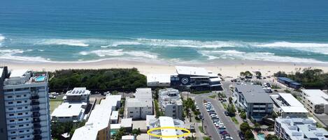 Yes, you are that close to a patrolled beach and the Surf Club