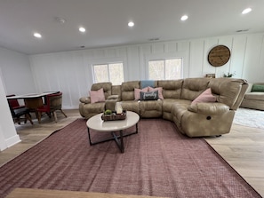 Big and comfy living room couch