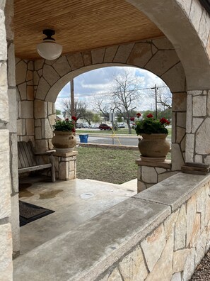 Wonderful porch.