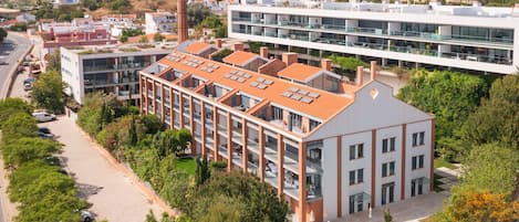 Aerial view of the condominium