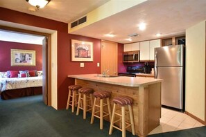 Indoors, Refrigerator, Furniture, Dining Table, Table