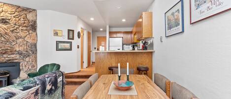 Dining Area and Living Area Combined great for entertaining