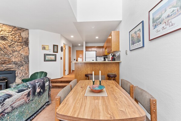 Dining Area and Living Area Combined great for entertaining