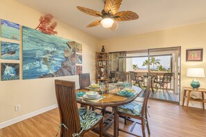 Ocean Views from the dining table!