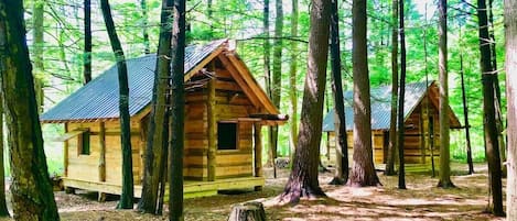 2/3 cabins at Timbertown