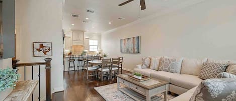 The open concept on the 2nd floor is comfortable and so homey.