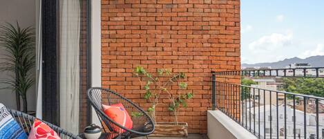 Your private balcony with a view perfect for morning coffee or golden hour skies