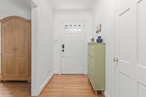 Entryway to the entry level living area.