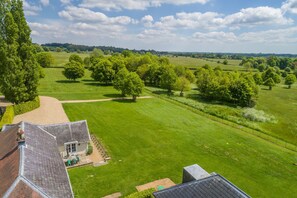 Views from the Cartlodge over the adjoining parkland