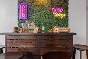 Experience VIP treatment at the lounge bar—an exclusive haven for relaxation and good times. Sip on your favorite drinks in style, surrounded by a chic atmosphere that elevates your stay to a whole new level.