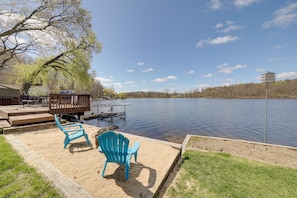 Outdoor Space | Free WiFi | 80 Feet of Private Lake Access | Boat Dock