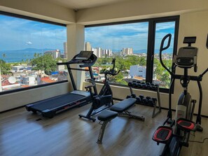 Well-equipped fitness center