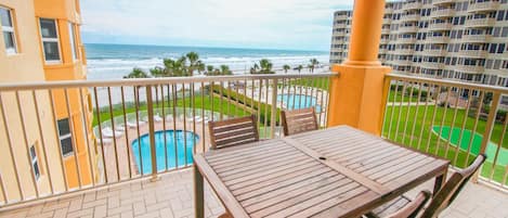 Gaze off to the sea as you enjoy quality time on the balcony