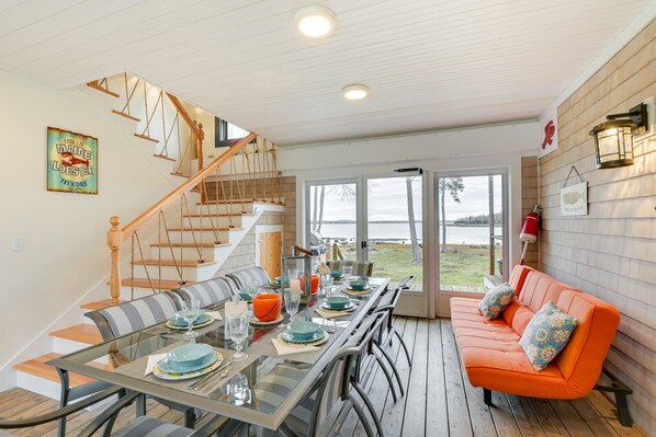 Deer Isle Vacation Rental | 2BR | 1BA | 780 Sq Ft | Steps Required