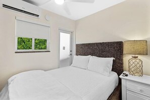 Bedroom and bathroom share same space