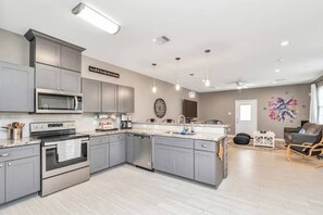 Open floorplan allows everyone to enjoy each others company!