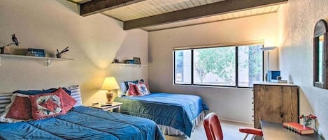 Bedroom 1 | 2 Full Beds | Linens Provided