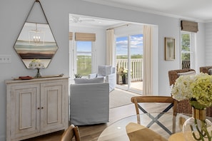 View to the sunroom.
