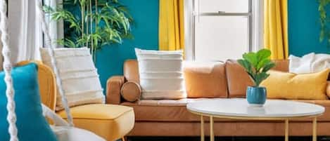 Bright colors make each room cheery!