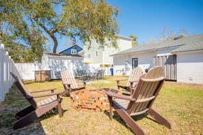 Fenced Backyard / Firepit