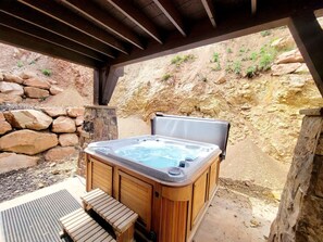 Ready to use hot tub