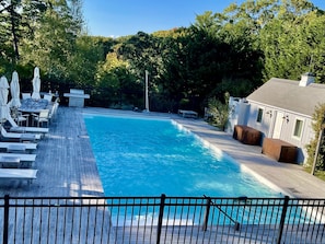 52' x 20' heated pool for enjoyment and plenty of room for entertainment