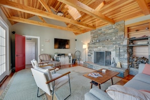 Living Room | Single-Story House | Additional Vacation Rental On-Site