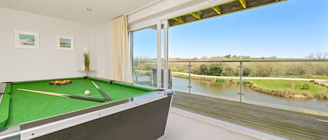 Private pool table at Moorings 