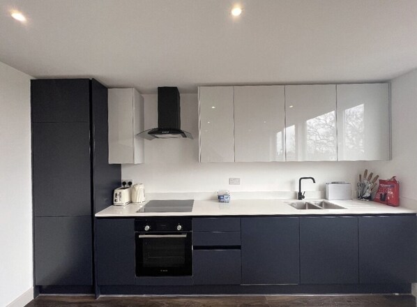 Modern fully equipped kitchen