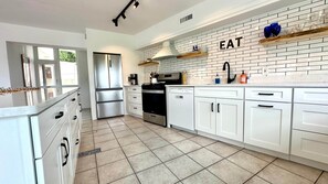 Bright and open kitchen