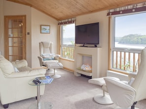 Living area | Badger Lodge, Burton
