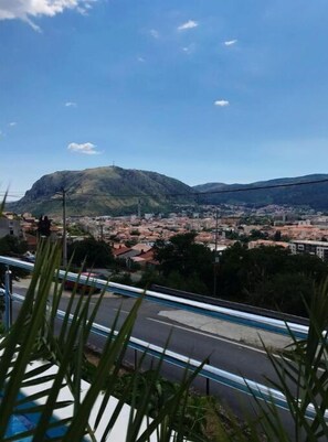 Blick von der Unterkunft