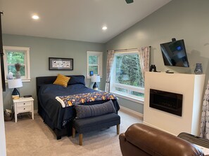 Master bedroom and sitting area on second floor