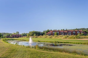 Resort grounds, golf course