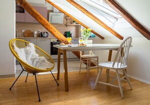 Dinning area with kitchen