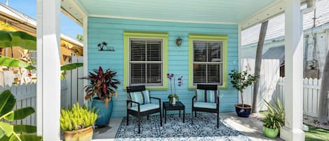 Quaint front porch