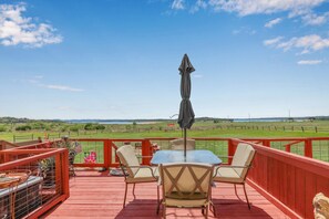 Back deck with view of Canyon Lake