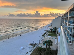Sunset from the balcony