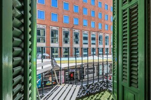 Balcony with outside view