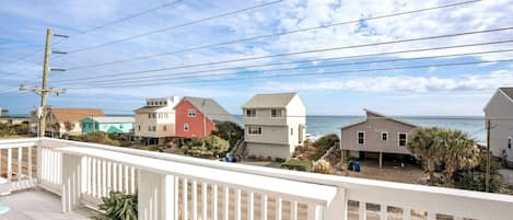 Great view from the top floor once you step out of the living room.