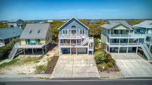Birds eye view of the property