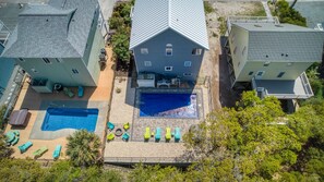 Top View of the back of the property
