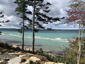 Vue sur la plage/l’océan