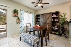 Dining area