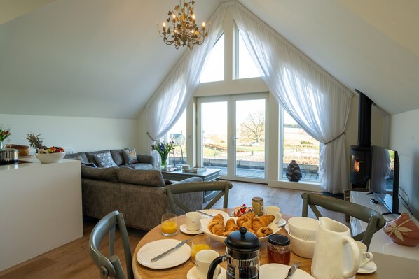 Open plan living area